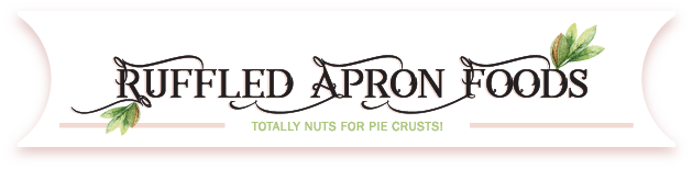 ruffled apron foods nut pie crusts and GF pie