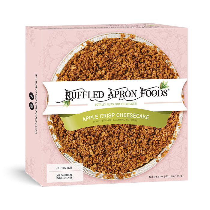 Ruffled Apron Foods - Apple Crisp Cheesecake